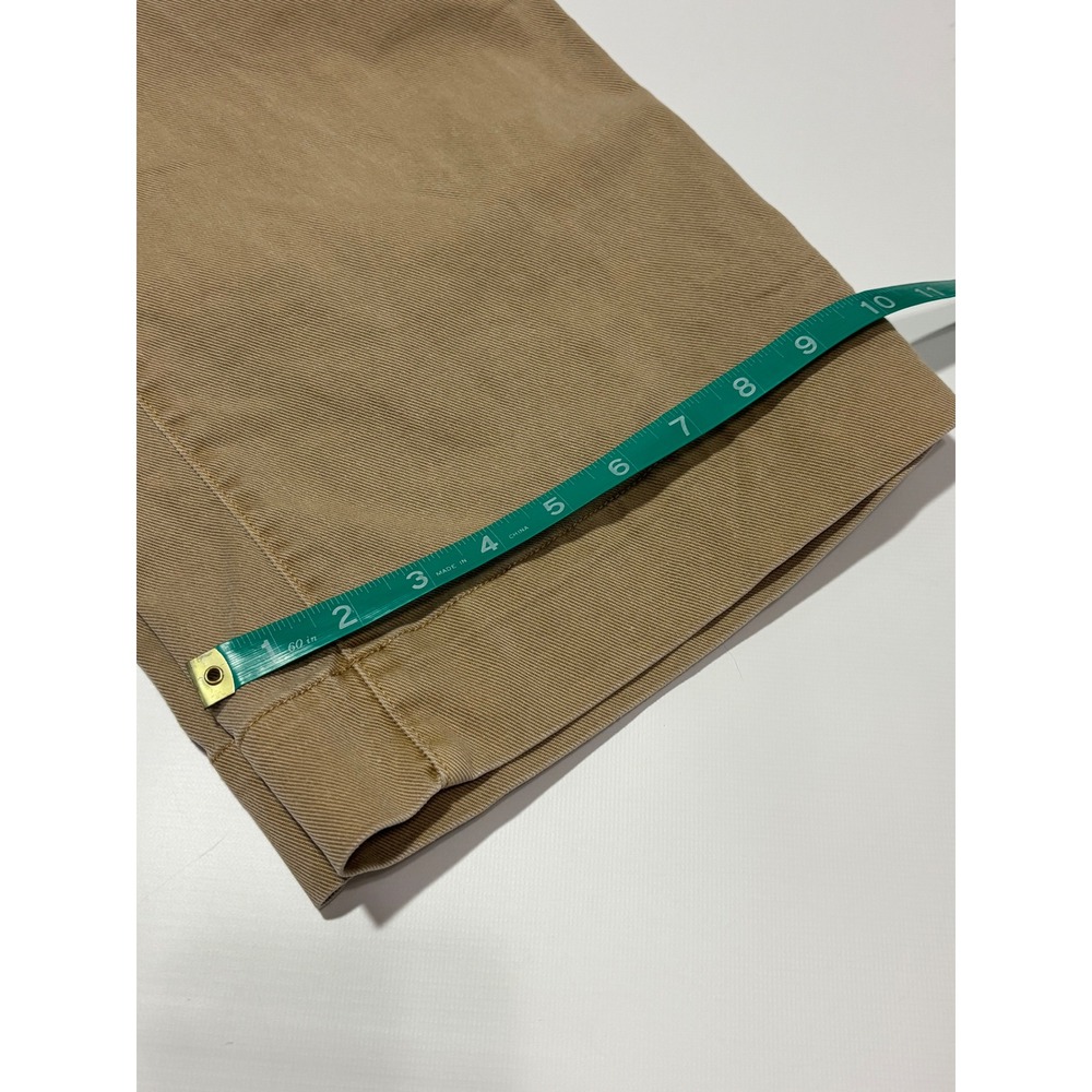 Gap Pants Womens 4 Tan High Rise Wide-Leg Crop Chino Khaki Stretch Cotton - Picture 8 of 12